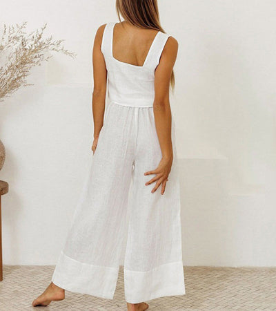 Megan™ | Minimalistische Top en Wijde Broek Set