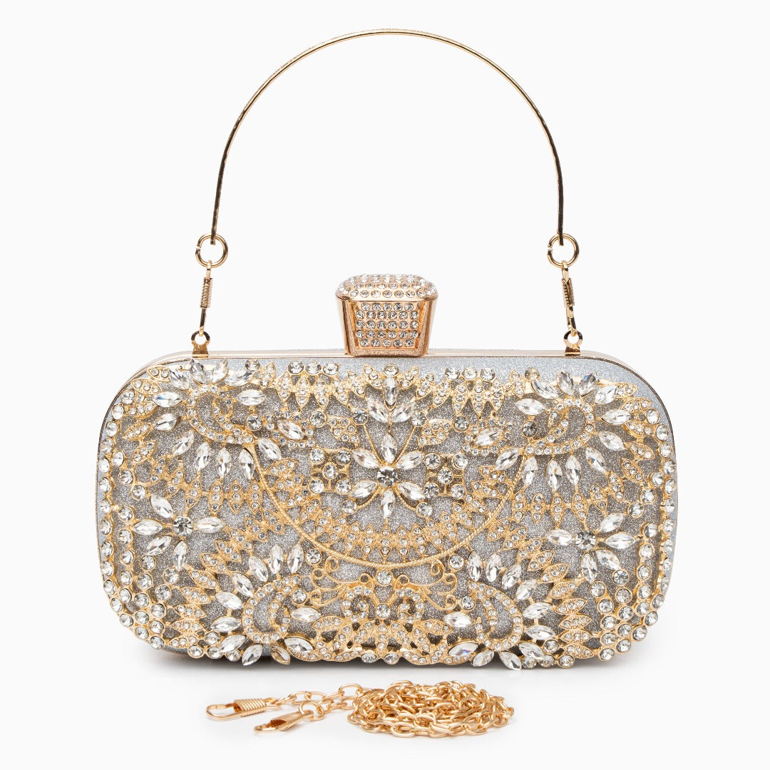 Luxueuze Bloemen Clutch Bag