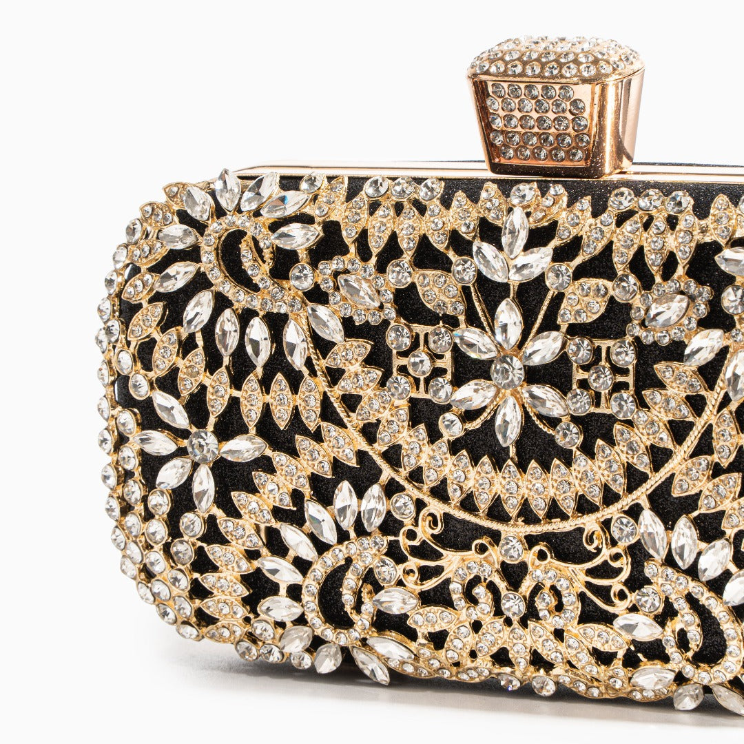 Luxueuze Bloemen Clutch Bag