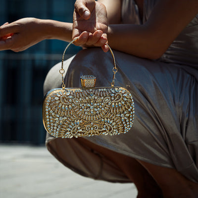 Luxueuze Bloemen Clutch Bag
