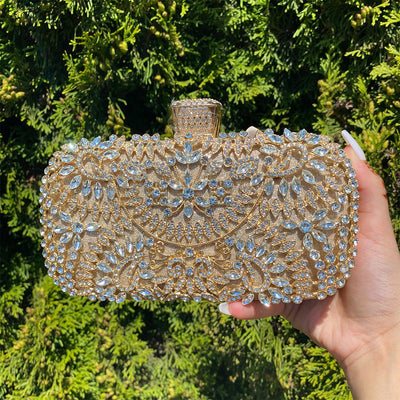 Luxueuze Bloemen Clutch Bag